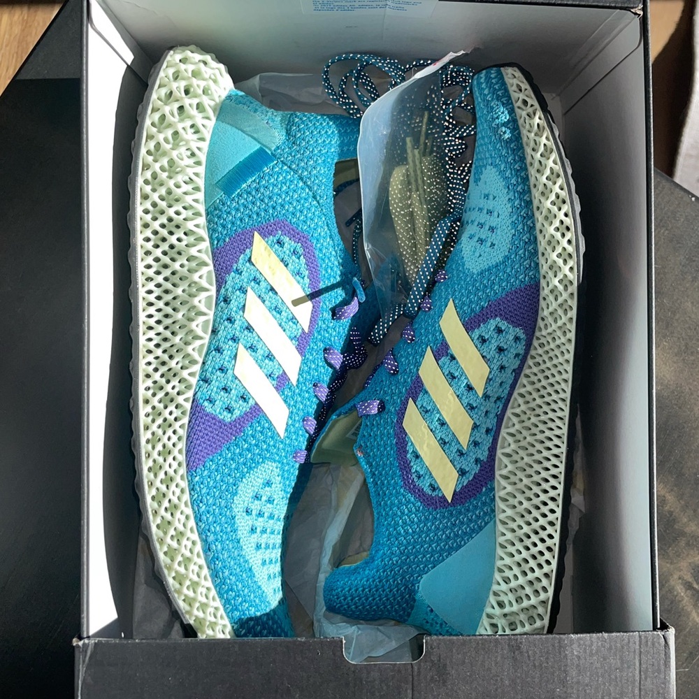 Adidas ZX Runner 4d “light aqua”